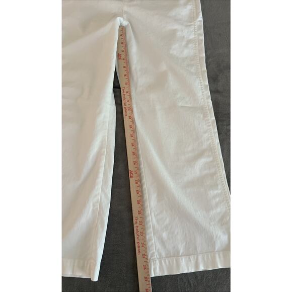 Anne Klein Women's Stretch Straight Leg Pants Size 10 White - Picture 2 of 8